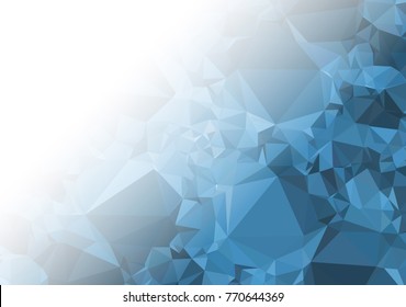 Abstract mosaic decorative background with a blank space for text or photo. Copy space. Vector clip art.