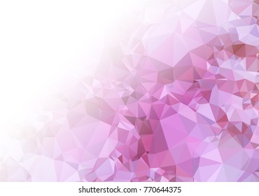 Abstract mosaic decorative background with a blank space for text or photo. Copy space. Vector clip art.