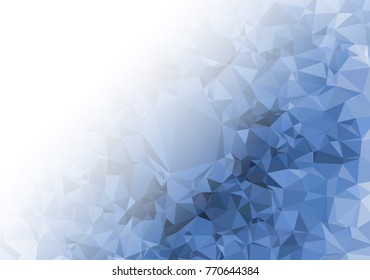Abstract mosaic decorative background with a blank space for text or photo. Copy space. Vector clip art.