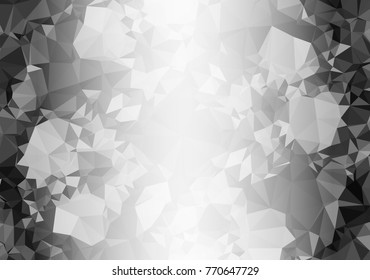 Abstract mosaic decorative background with a blank space for text or photo. Copy space. Vector clip art.