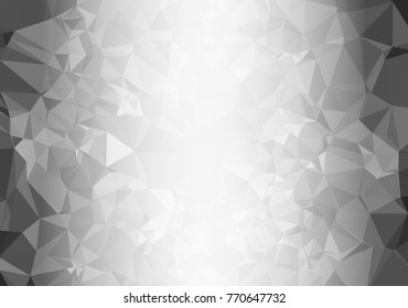 Abstract mosaic decorative background with a blank space for text or photo. Copy space. Vector clip art.
