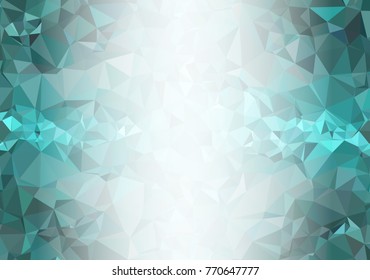 Abstract mosaic decorative background with a blank space for text or photo. Copy space. Vector clip art.
