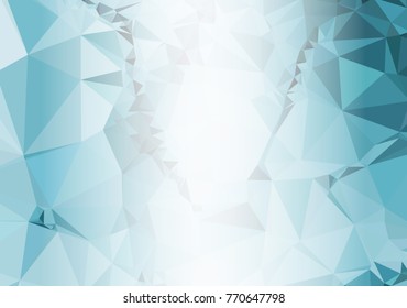 Abstract mosaic decorative background with a blank space for text or photo. Copy space. Vector clip art.