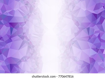 Abstract mosaic decorative background with a blank space for text or photo. Copy space. Vector clip art.