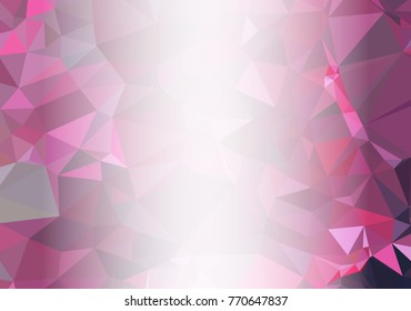 Abstract mosaic decorative background with a blank space for text or photo. Copy space. Vector clip art.