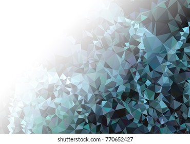 Abstract mosaic decorative background with a blank space for text or photo. Copy space. Vector clip art.