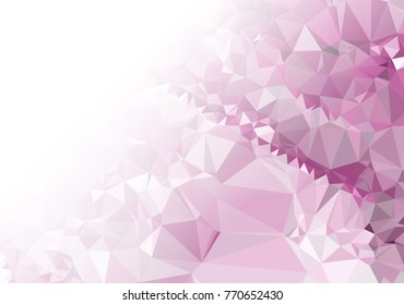 Abstract mosaic decorative background with a blank space for text or photo. Copy space. Vector clip art.