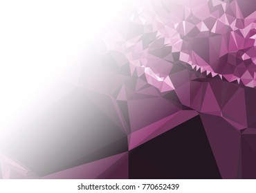 Abstract mosaic decorative background with a blank space for text or photo. Copy space. Vector clip art.