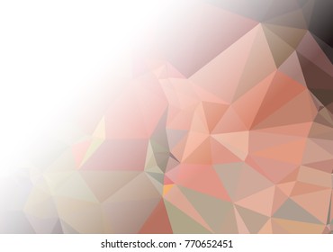 Abstract mosaic decorative background with a blank space for text or photo. Copy space. Vector clip art.