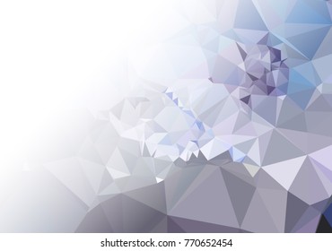 Abstract mosaic decorative background with a blank space for text or photo. Copy space. Vector clip art.