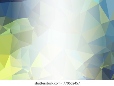 Abstract mosaic decorative background with a blank space for text or photo. Copy space. Vector clip art.