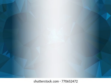 Abstract mosaic decorative background with a blank space for text or photo. Copy space. Vector clip art.