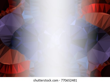 Abstract mosaic decorative background with a blank space for text or photo. Copy space. Vector clip art.