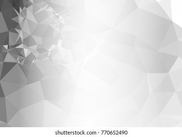 Abstract mosaic decorative background with a blank space for text or photo. Copy space. Vector clip art.