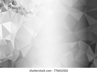 Abstract mosaic decorative background with a blank space for text or photo. Copy space. Vector clip art.