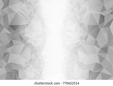 Abstract mosaic decorative background with a blank space for text or photo. Copy space. Vector clip art.