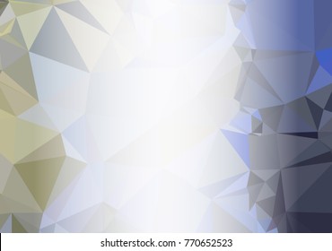 Abstract mosaic decorative background with a blank space for text or photo. Copy space. Vector clip art.