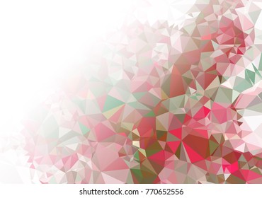 Abstract mosaic decorative background with a blank space for text or photo. Copy space. Vector clip art.