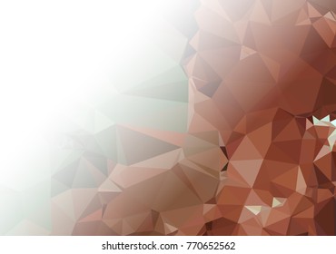 Abstract mosaic decorative background with a blank space for text or photo. Copy space. Vector clip art.