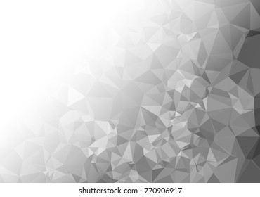 Abstract mosaic decorative background with a blank space for text or photo. Copy space. Vector clip art.