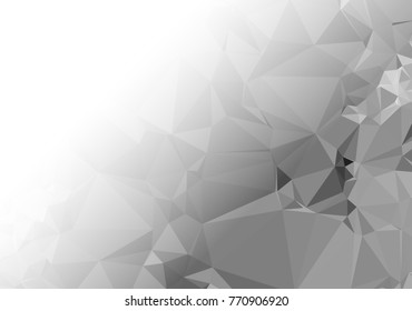 Abstract mosaic decorative background with a blank space for text or photo. Copy space. Vector clip art.