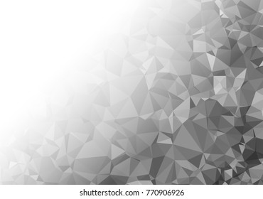 Abstract mosaic decorative background with a blank space for text or photo. Copy space. Vector clip art.