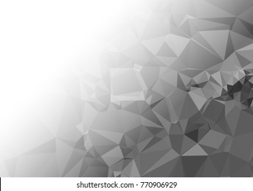 Abstract mosaic decorative background with a blank space for text or photo. Copy space. Vector clip art.
