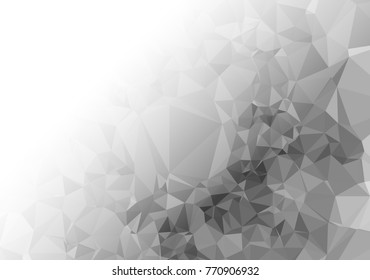 Abstract mosaic decorative background with a blank space for text or photo. Copy space. Vector clip art.