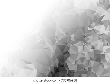 Abstract mosaic decorative background with a blank space for text or photo. Copy space. Vector clip art.