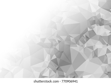 Abstract mosaic decorative background with a blank space for text or photo. Copy space. Vector clip art.