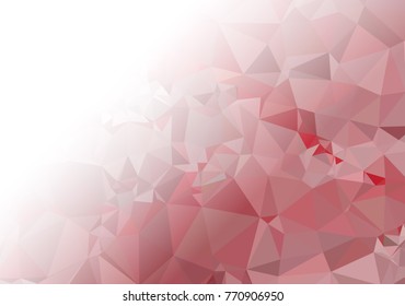 Abstract mosaic decorative background with a blank space for text or photo. Copy space. Vector clip art.