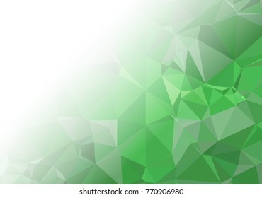 Abstract mosaic decorative background with a blank space for text or photo. Copy space. Vector clip art.