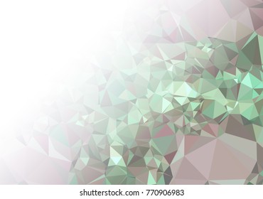 Abstract mosaic decorative background with a blank space for text or photo. Copy space. Vector clip art.