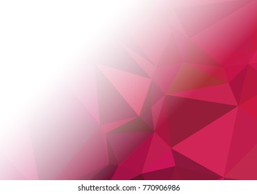 Abstract mosaic decorative background with a blank space for text or photo. Copy space. Vector clip art.
