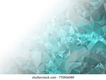 Abstract mosaic decorative background with a blank space for text or photo. Copy space. Vector clip art.