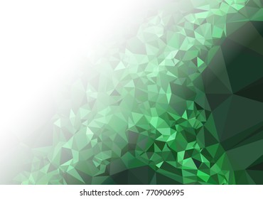Abstract mosaic decorative background with a blank space for text or photo. Copy space. Vector clip art.