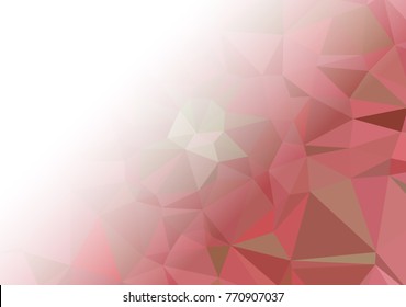 Abstract mosaic decorative background with a blank space for text or photo. Copy space. Vector clip art.