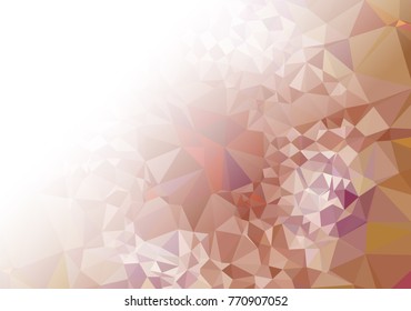 Abstract mosaic decorative background with a blank space for text or photo. Copy space. Vector clip art.