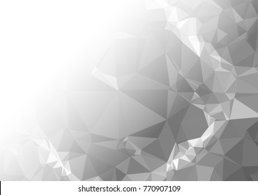 Abstract mosaic decorative background with a blank space for text or photo. Copy space. Vector clip art.
