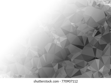 Abstract mosaic decorative background with a blank space for text or photo. Copy space. Vector clip art.