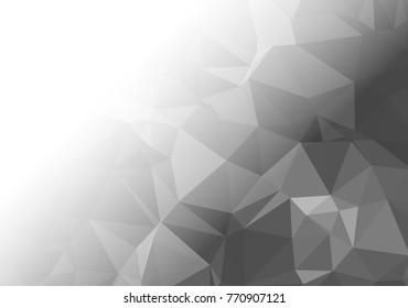 Abstract mosaic decorative background with a blank space for text or photo. Copy space. Vector clip art.