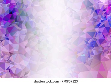 Abstract mosaic decorative background with a blank space for text or photo. Copy space. Vector clip art.