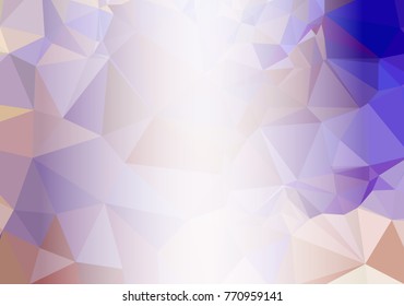 Abstract mosaic decorative background with a blank space for text or photo. Copy space. Vector clip art.