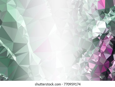 Abstract mosaic decorative background with a blank space for text or photo. Copy space. Vector clip art.