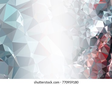 Abstract mosaic decorative background with a blank space for text or photo. Copy space. Vector clip art.