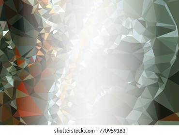 Abstract mosaic decorative background with a blank space for text or photo. Copy space. Vector clip art.