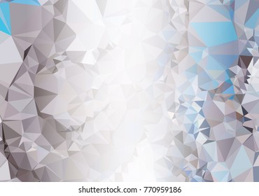 Abstract mosaic decorative background with a blank space for text or photo. Copy space. Vector clip art.
