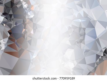 Abstract mosaic decorative background with a blank space for text or photo. Copy space. Vector clip art.