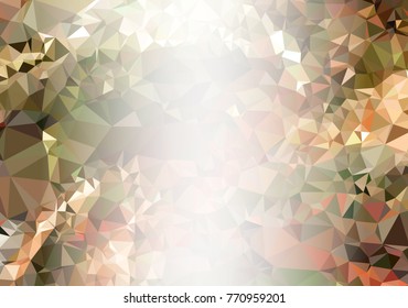 Abstract mosaic decorative background with a blank space for text or photo. Copy space. Vector clip art.