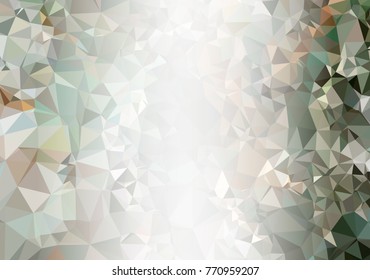 Abstract mosaic decorative background with a blank space for text or photo. Copy space. Vector clip art.